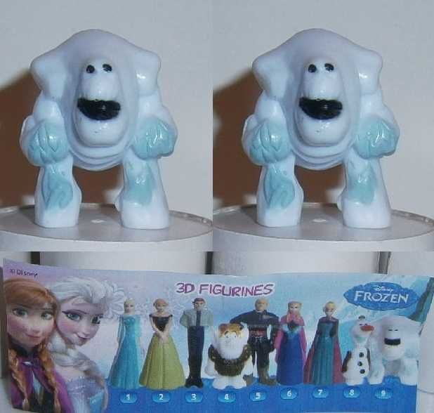 Figurki z soczków z Biedronki z różnych serii.