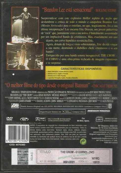 O Corvo (edição especial) (1994)