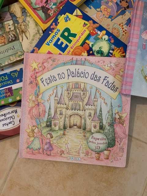 Livros de historias e 1ºlivro inglês para crianças. 23 livros