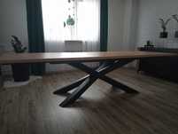 Promocja,Stół nowoczesny,loft, drewno, pająk, rozkładany, stół dębowy