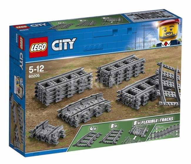 LEGO CITY 60205 tory kolejowe POCIĄG