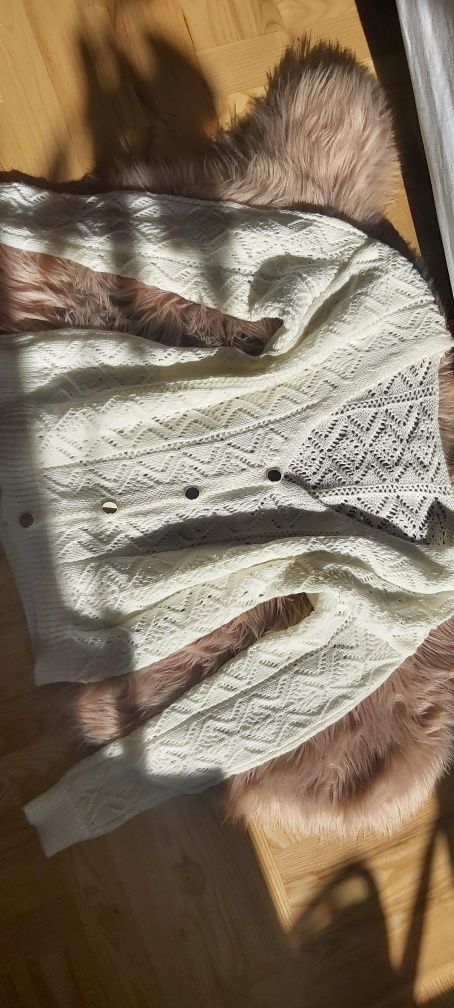 Sweter ażurowy sweterek varlesca z guzikami kardigan
