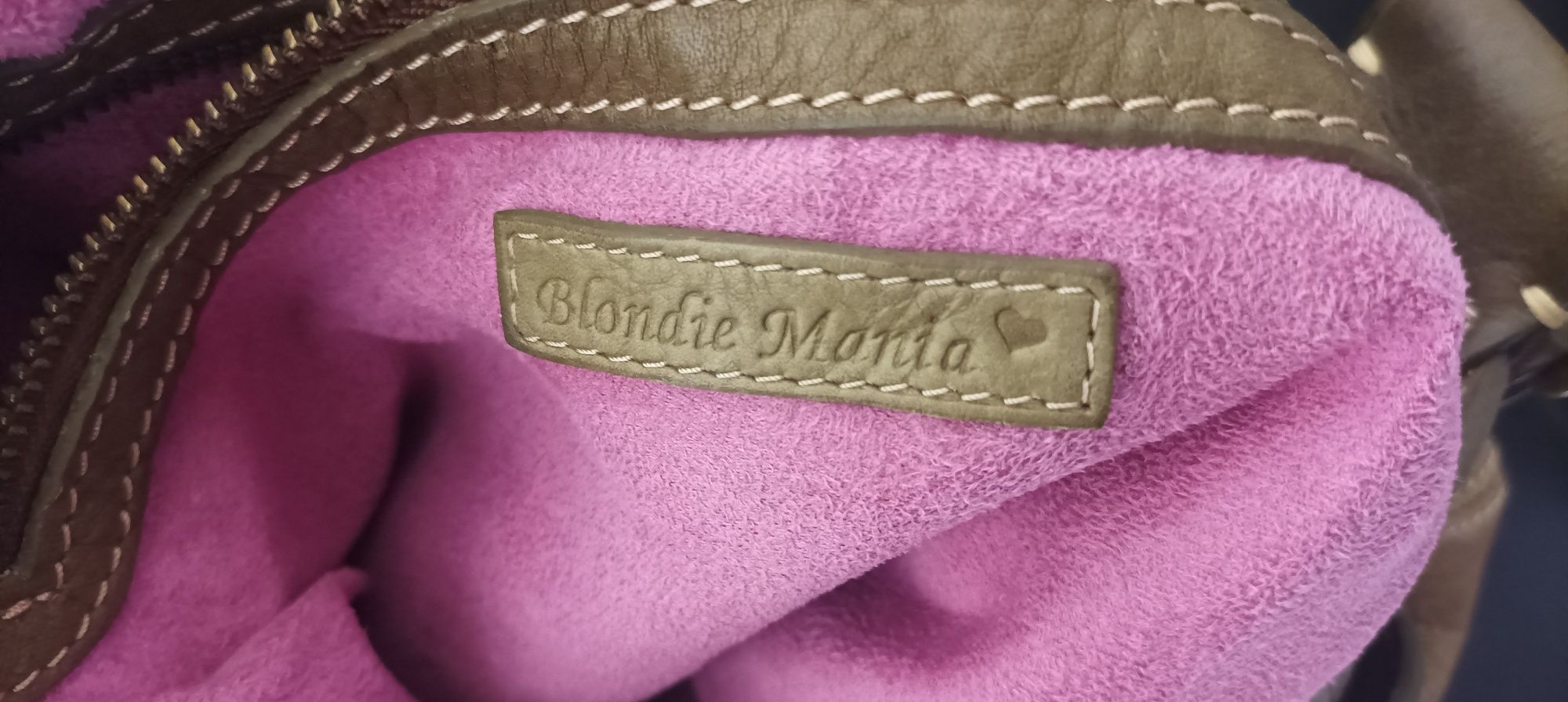 Кожаная сумка PETROLINA брэнд Blondie Monia.