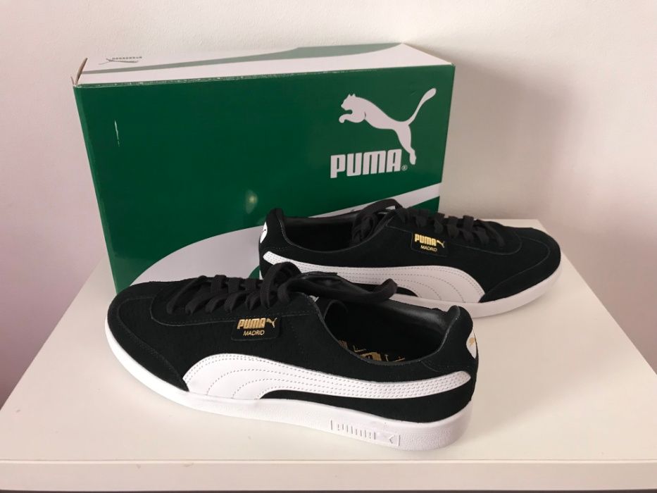 Кроссовки,кожаные,кросівкі,черные,замшевые Puma Madrid Оригінал
