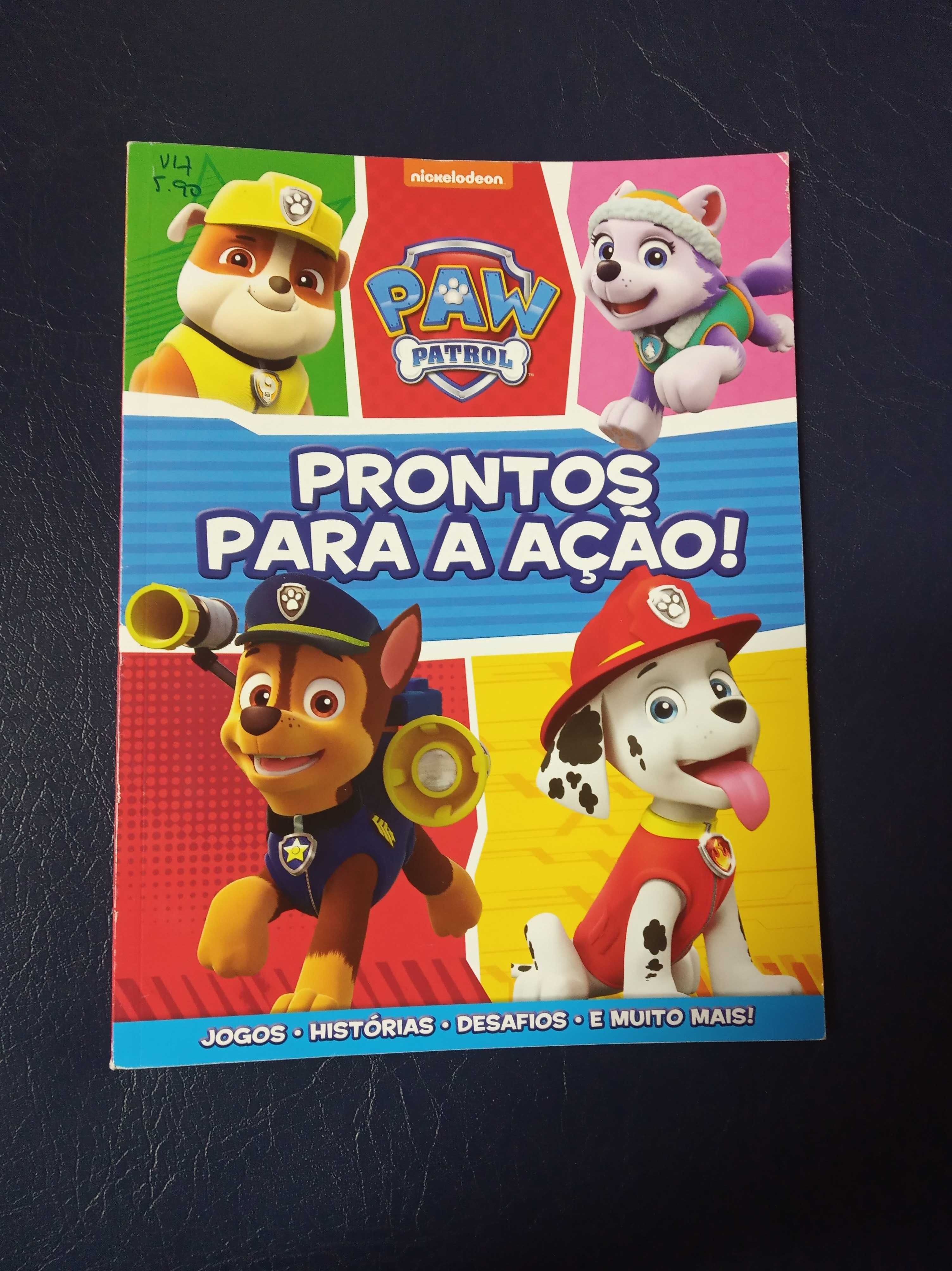 Patrulha Pata Cachecol Gorro Luvas + Kit Escolar + Livro Actividades