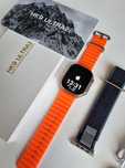 Smartwatch HK9 Ultra pomarańczowy pasek