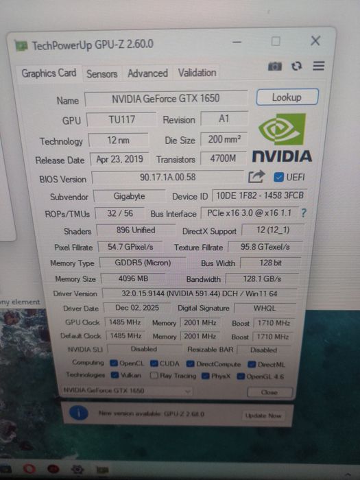 Komputer gamingowy i5 16gb ram 250SSD GTX1650 Windows 11pro