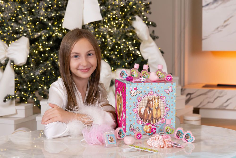 Косметичний дитячий адвенткалендарь Accentra ILOVE HORSES