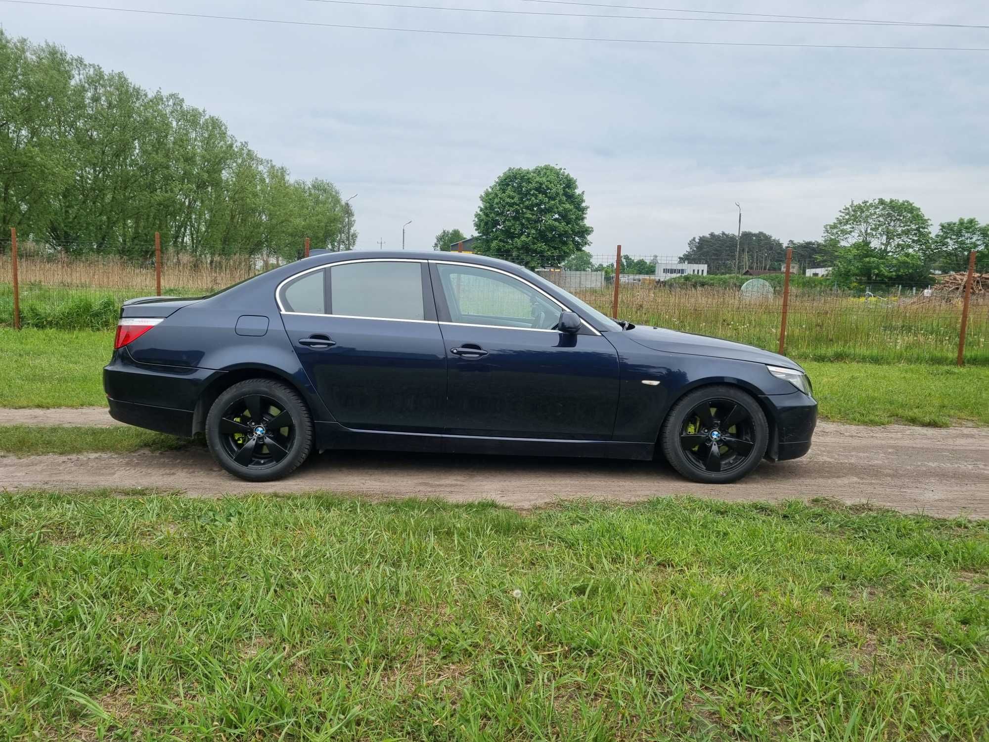 Bmw e60 lci n47d20a 177km automat monacoblau wszystkie czesci!