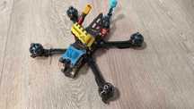DRON FPV 5' cali + baterie 4S CNHL + Google Skyzone + Śmigła 6 paczek