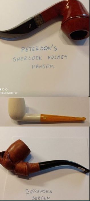 Fajka kolekcjonerska Pipe 46szt. 
M.in.
Sorensen Bergen , Peterson She