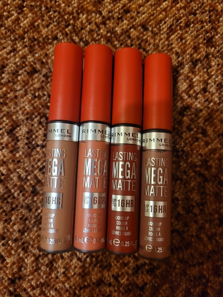 Rimmel Lasting Mega Matte pomadki nowe