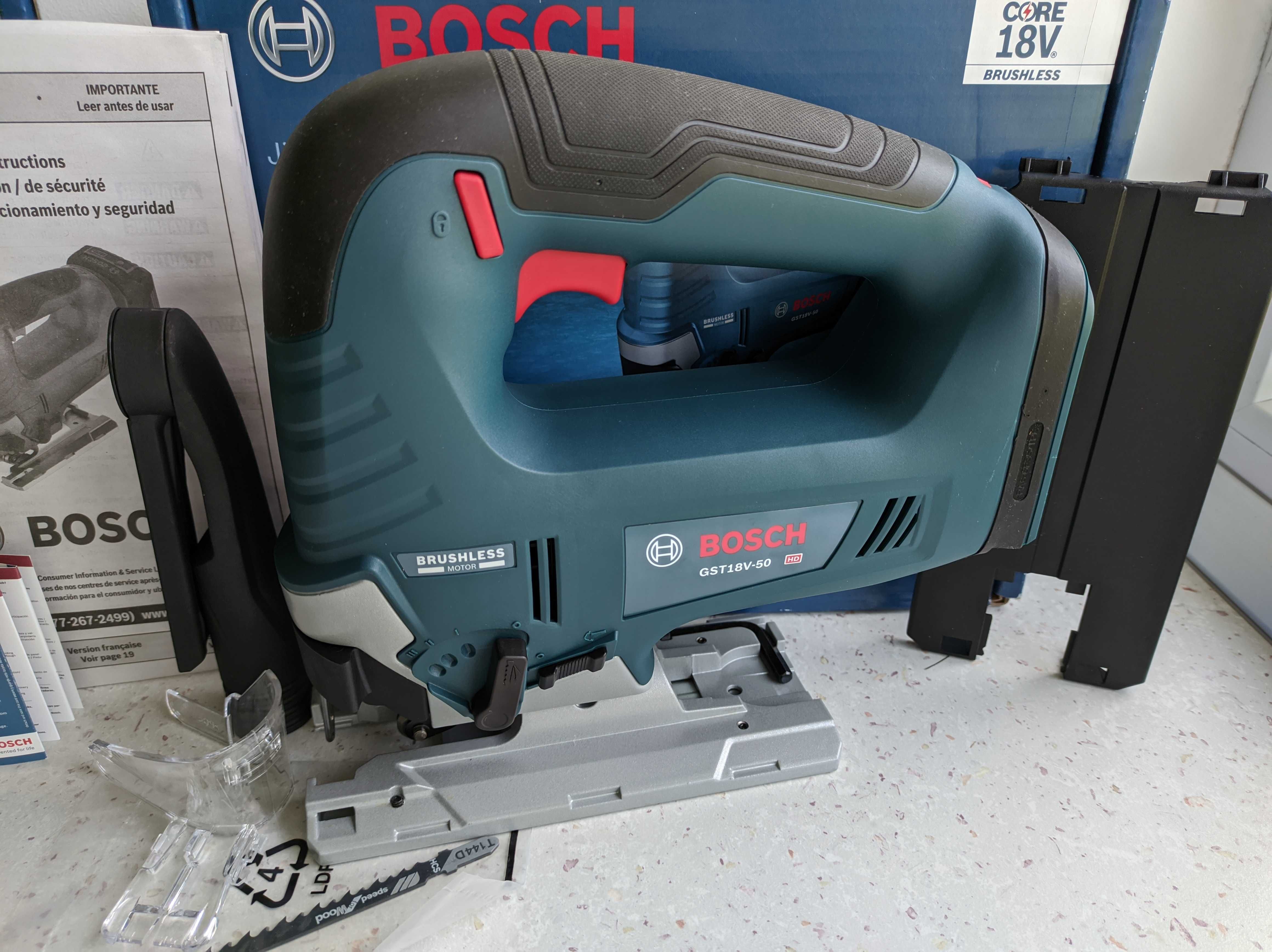 Безщітковий акумуляторний лобзик Bosch GST18V-50N (GST 185-LI)