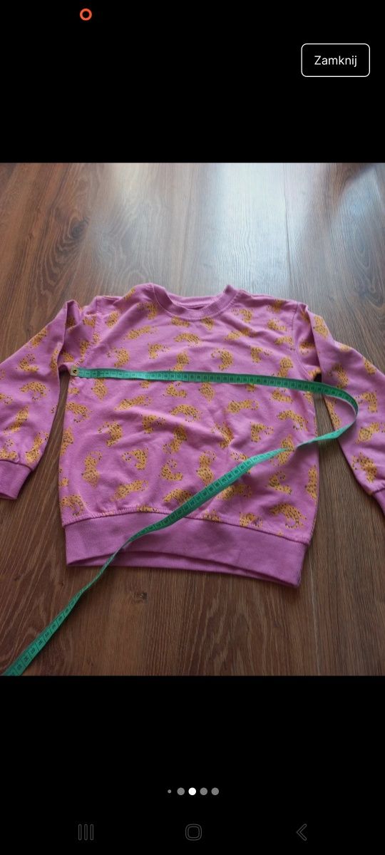 Bluza dla dziewczynki, rozmiar 122