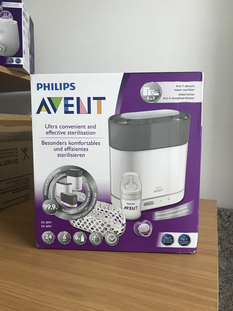 Esterilizador de Biberões a vapor Elétrico Philips Avent