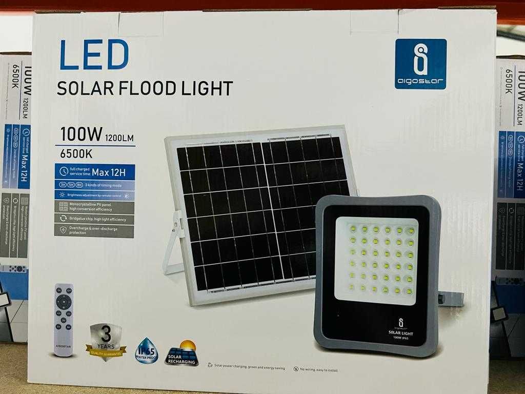 Projetores SOLARES LED - 100% Autónomos - NOVOS