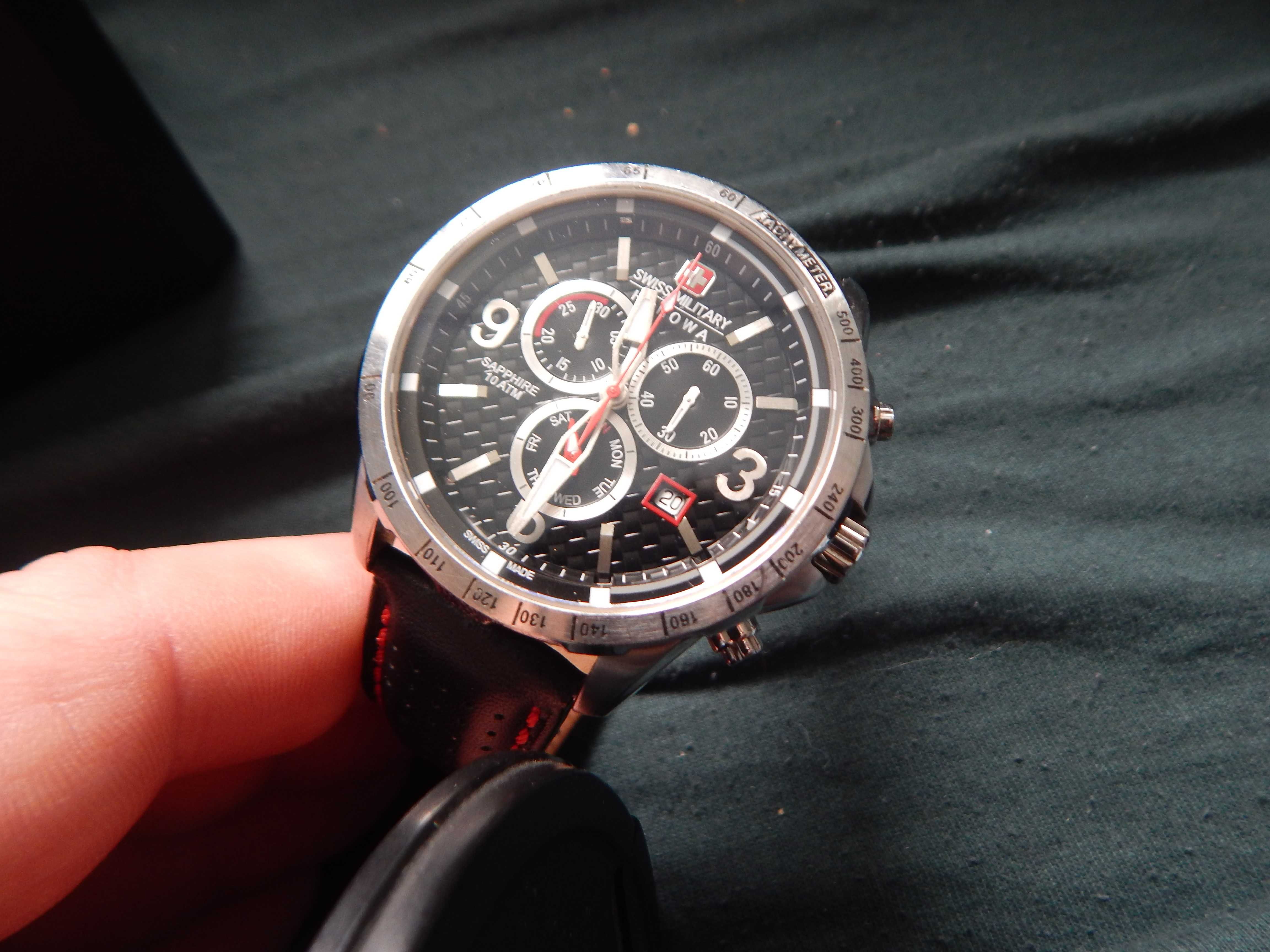 zegarek kwarcowy SWISS MILITARY HANOWA 06-4251.04.007 szafir chrono