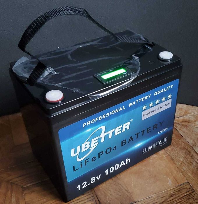 Акумулятор літій-залізо-фосфатний LiFePO4 100Ah 12.8V ДБЖ 12в 100Агод