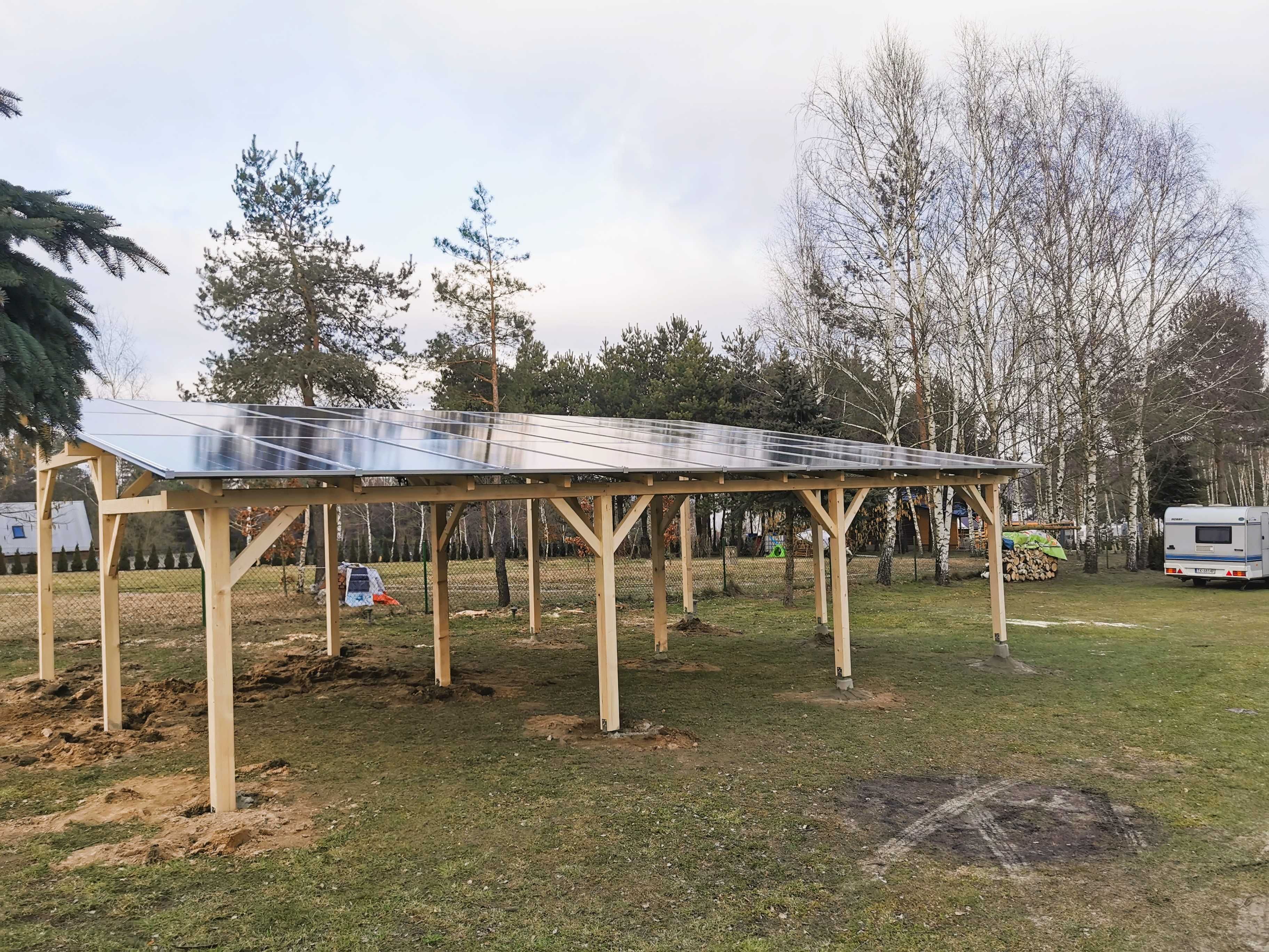 Altana Fotowoltaiczna Carport 9,9KWp Piotrków Trybunalski