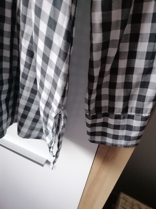 Bluzka koszulowa w kratę