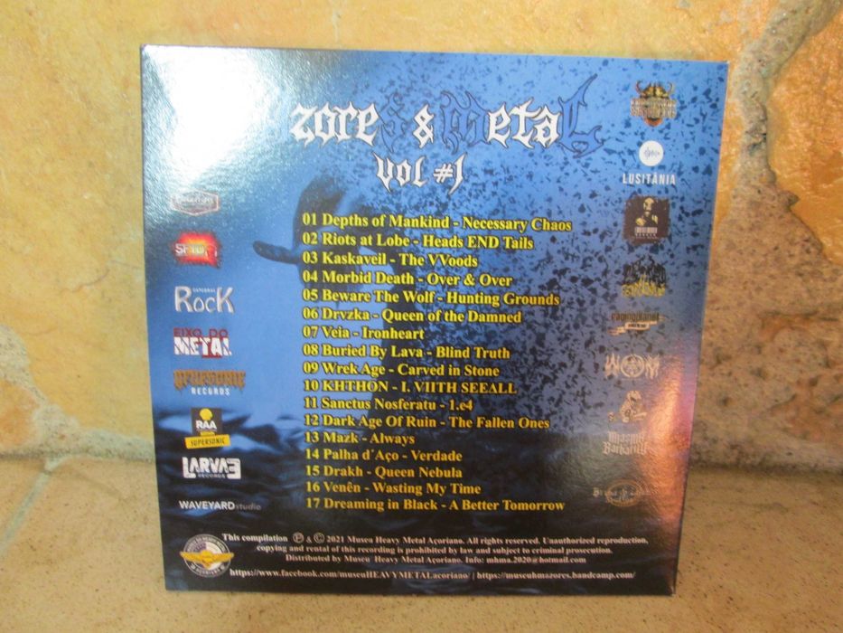 CD "Azores & Metal, Vol I" - NOVO