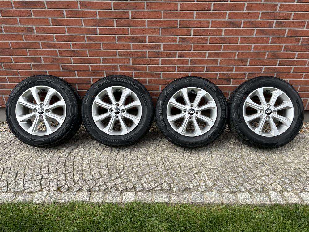 Koła Kia Stonic 4x100 6Jx15 ET46 185/65 R15 Kumho Ecowing Hyundai