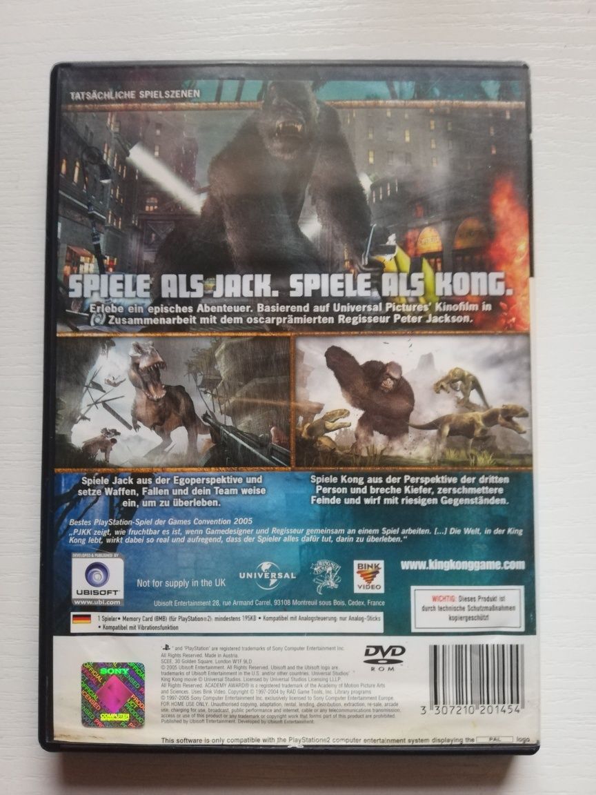 King kong ps2 język ang