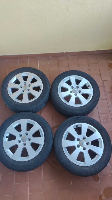 Jantes 16 Audi com pneus 205/55 R16