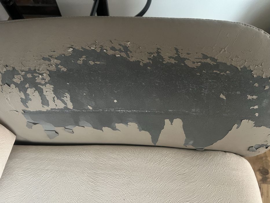 Sofa/kanapa rozkladana z funkcja spania - uzywana bezowa 190cm