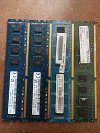 4 планки оперативки DDR4 1333МГц, рабочая.