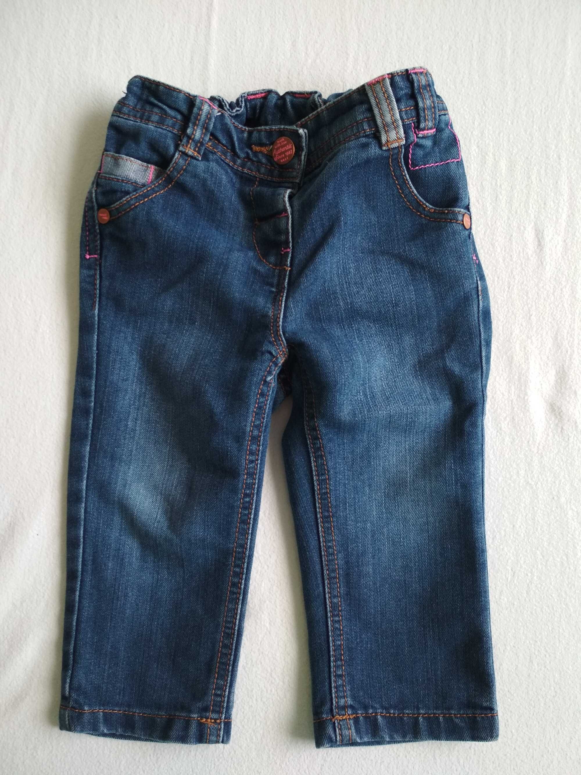 Spodnie jeansowe Next 9-12 m-cy / 80 cm