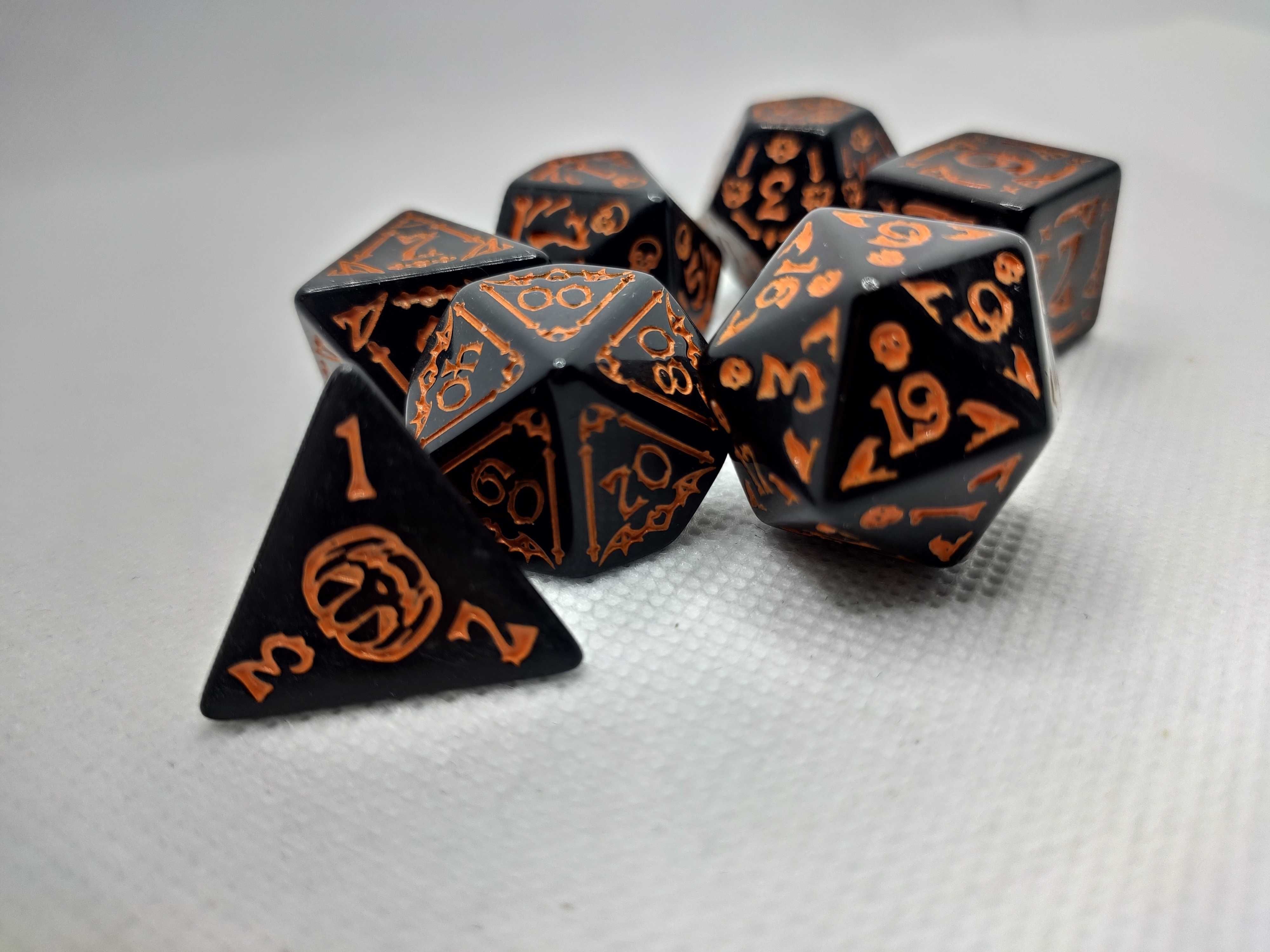 Duchy i Dynie: Nietoperze o Północy - Zestaw 7 kości RPG / dnd