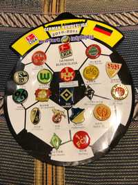 Наборы значков чемпионата Англии и Германии по футболу разные клубы