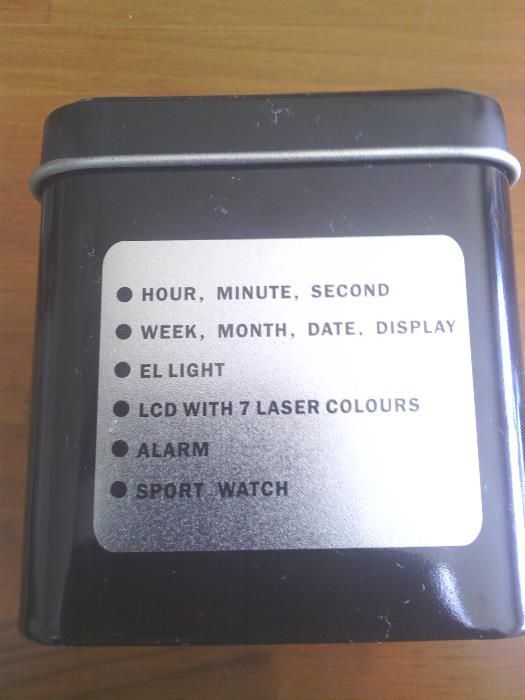Relógio VIVE desportivo Com alarme, luz noturna LCD