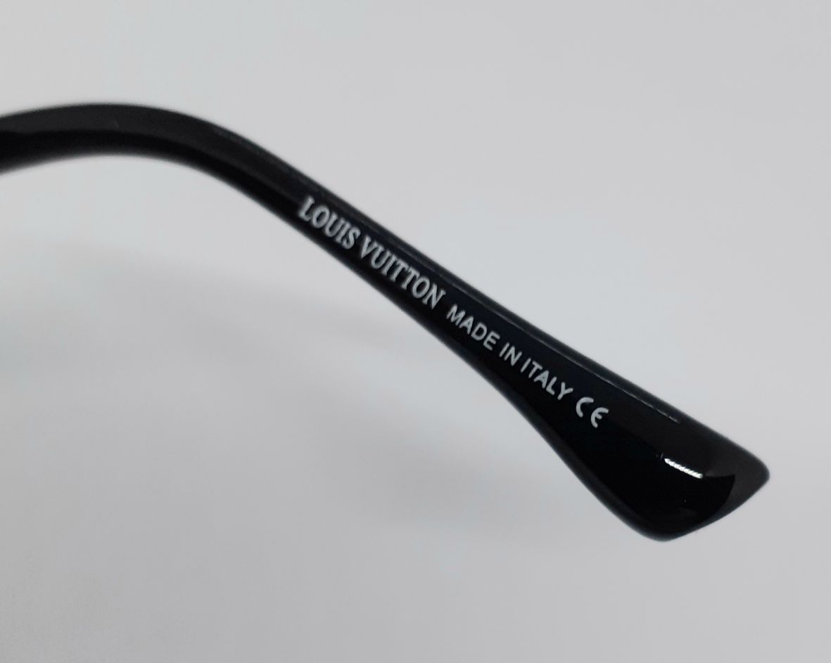 Louis Vuitton стильные мужские очки серый градиент в серебристом метал