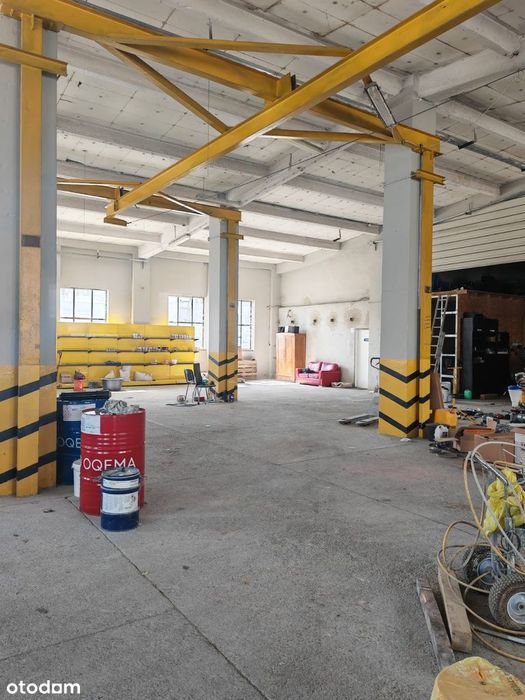 Hale przemysłowe na wynajem.