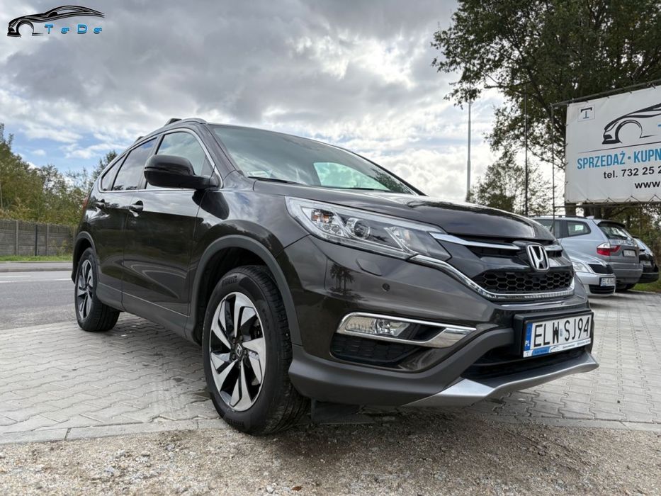 Honda CR-V 1.6 i-DTEC 160KM 4X4 Salon Polska 1-właściciel ASO Panorama 2 klucze