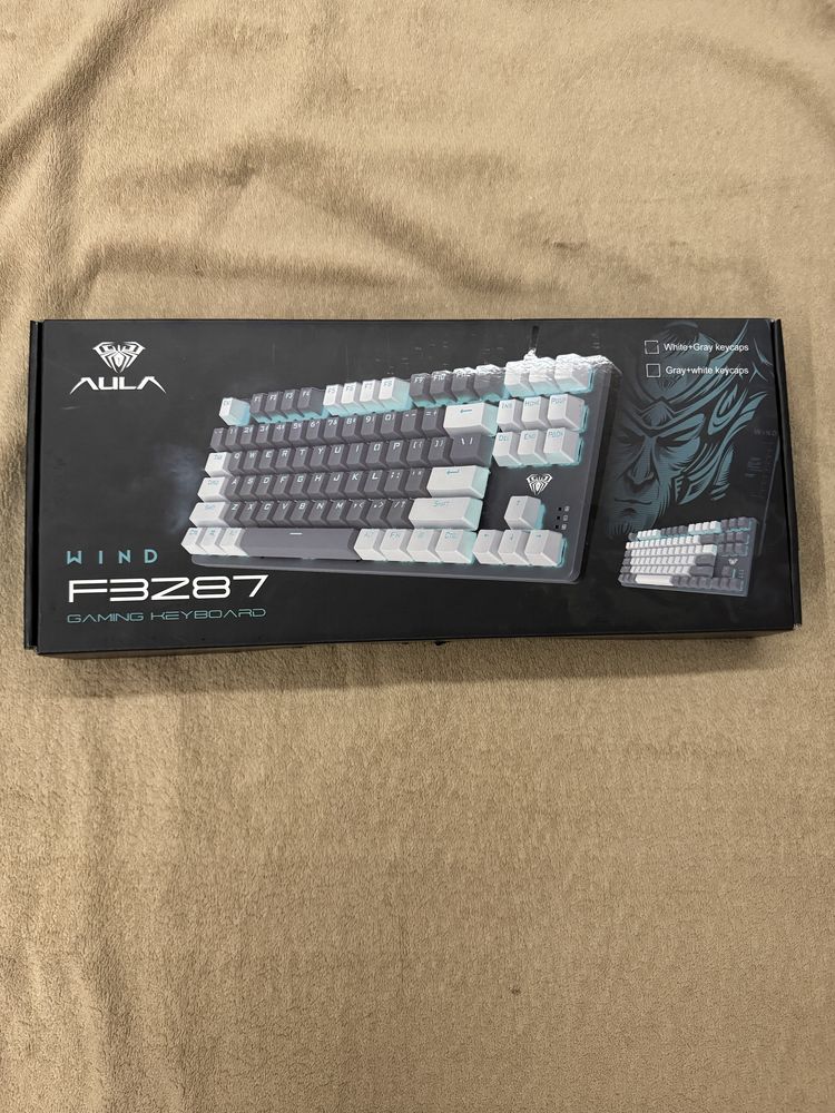 Aula Wind F3287 Mechanical White/Grey KRGD Blue USB