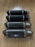 Прямоток akrapovic матовый, карбоновый