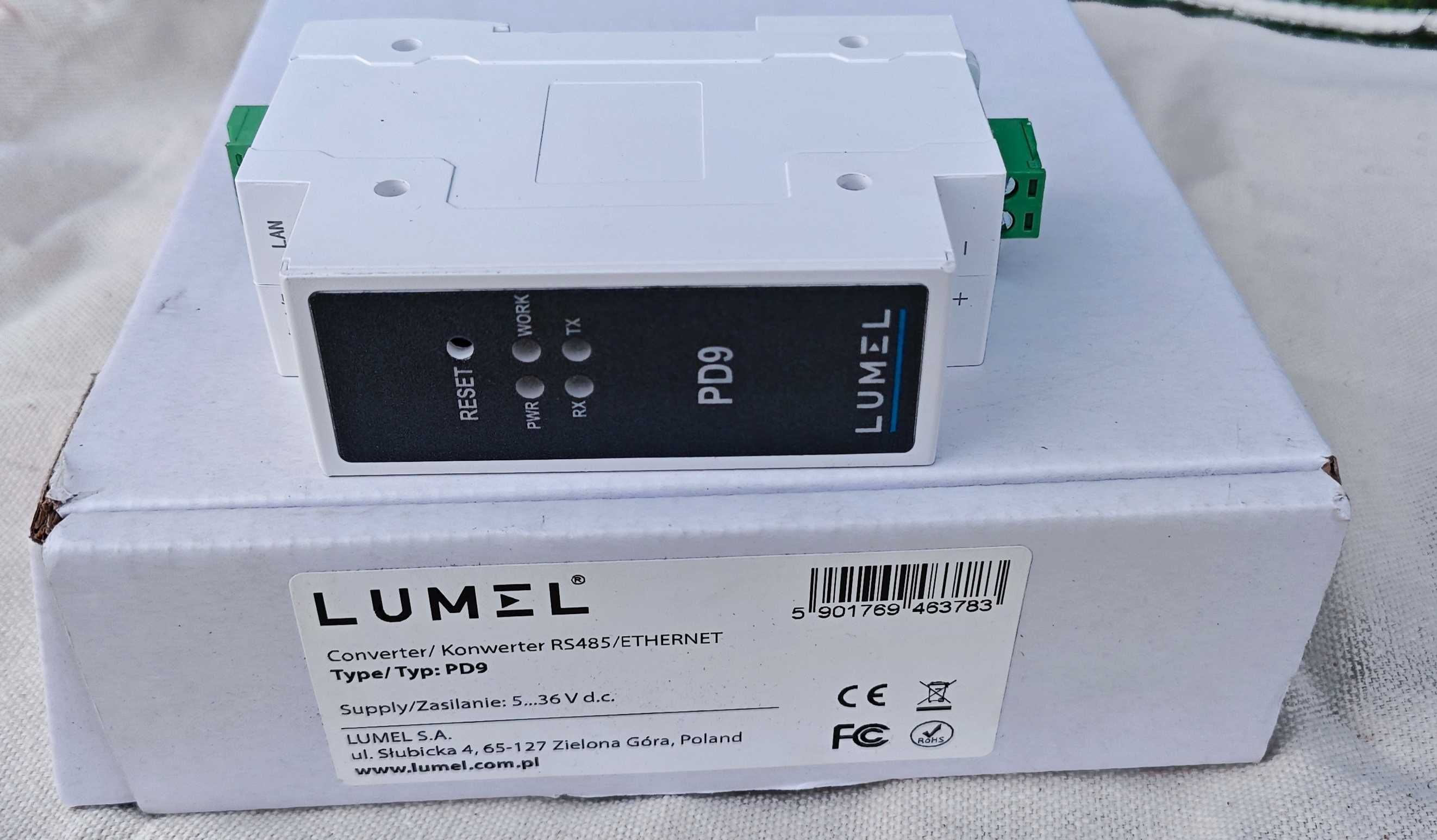 Konwerter interfejsu RS485/ETHERNET | PD9