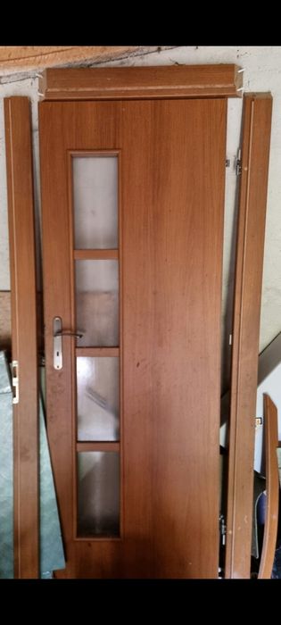 2 Szt Drzwi wewnetrzne kompletne cala szerokosc 70cm dlugosc 200