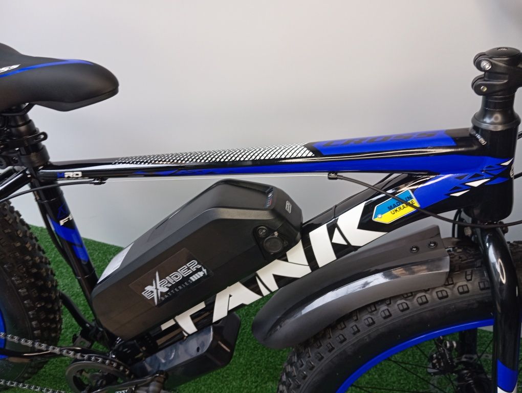 Електровелосипед , фетбайк, фэтбайк,Cross Tank 26 "рама 19" 21 Ah1200W