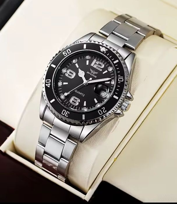 Męski zegarek kwarcowy jak Breitling