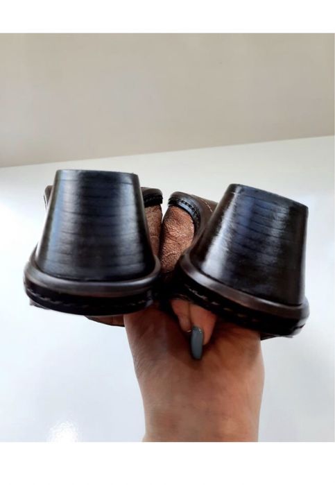 Мюли из кожи крокодила р.37