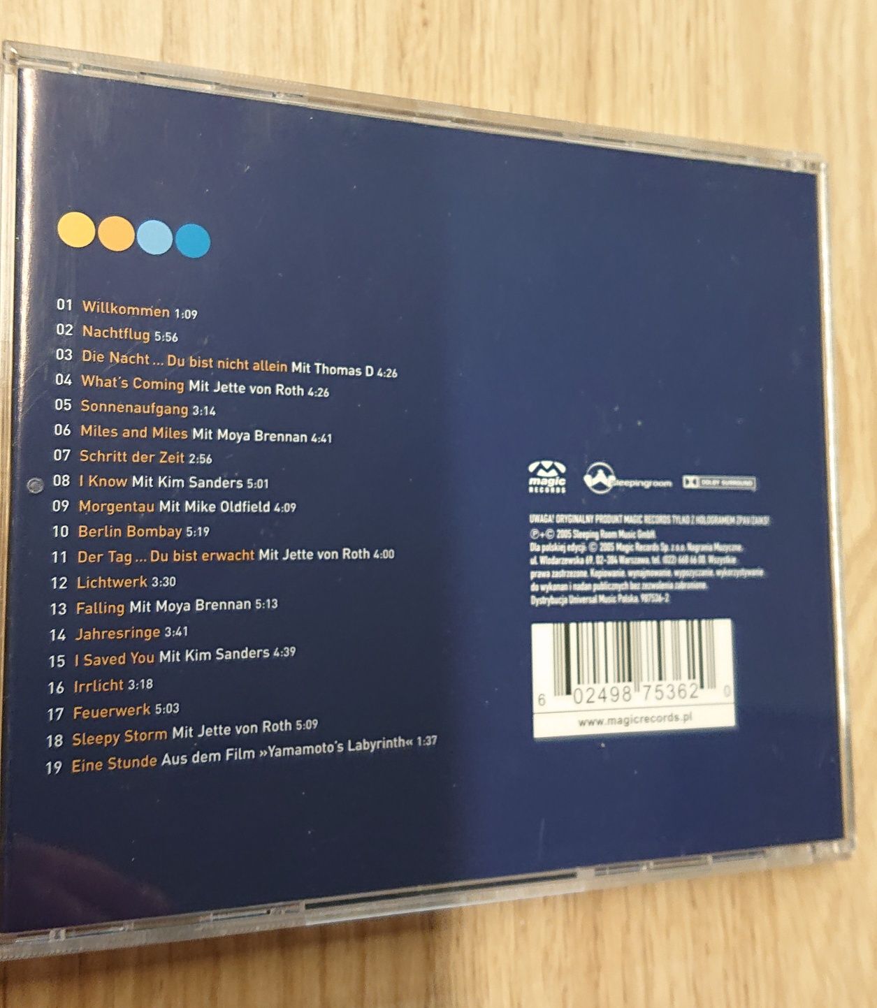 Schiller Tag und nacht - cd