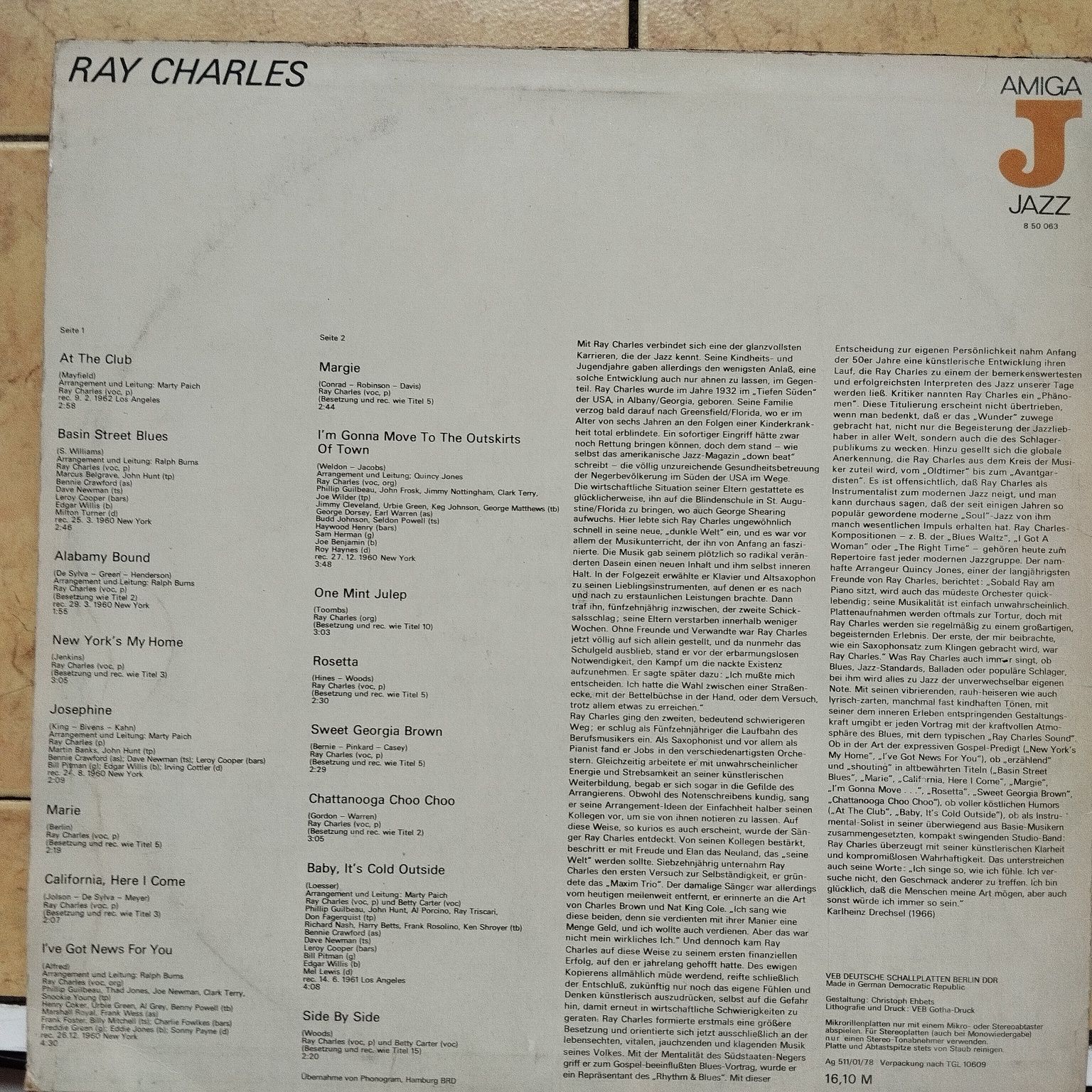 Платів джаз Ray Charles