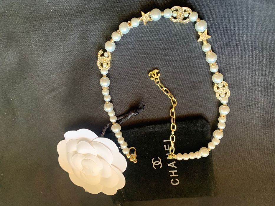 Naszyjnik sztuczne perełki CC