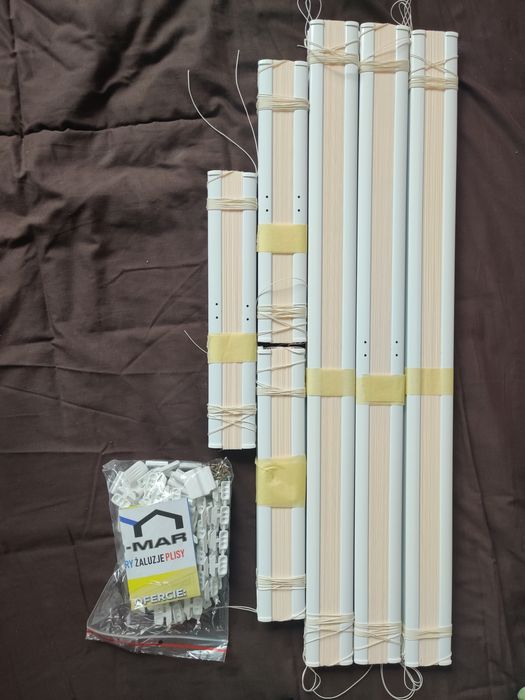 Plis roleta plisowa 29x120 kolor śmietankowy 2szt