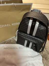 Michael Kors plecak plecaczek duży slater szary nowy logowany