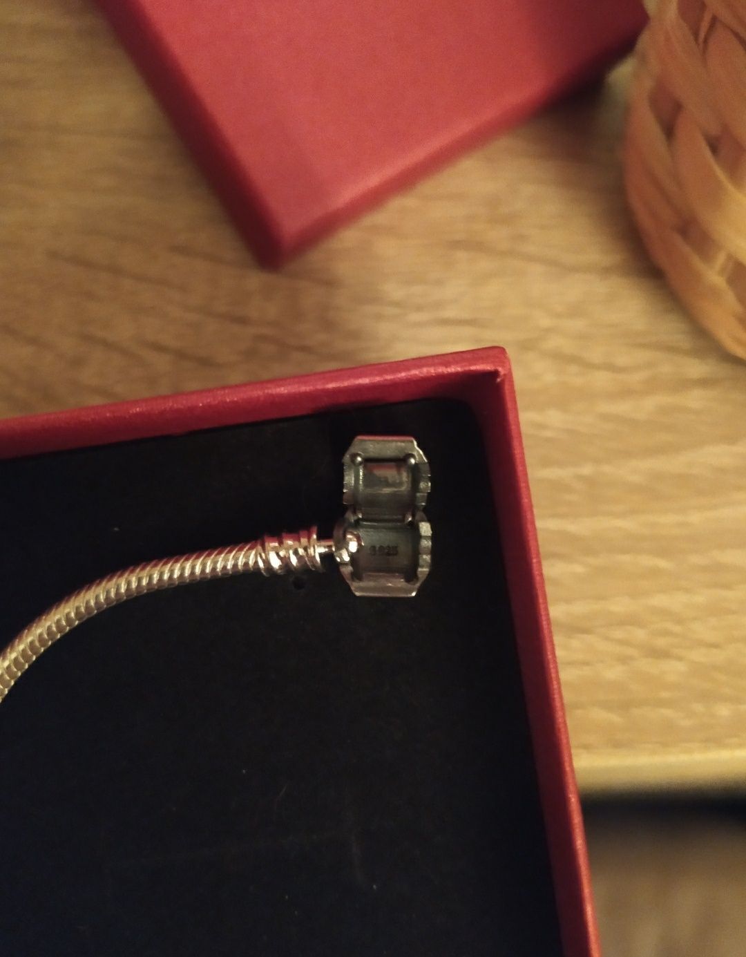 Bransoletka 19cm jak Pandora NOWA S925 srebrna + pudełko